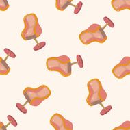 chair cartoon seamless pattern background N9