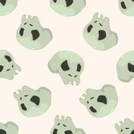 ghost cartoon seamless pattern background N2