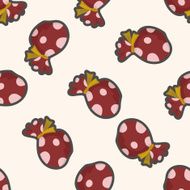 Christmas gifts cartoon seamless pattern background