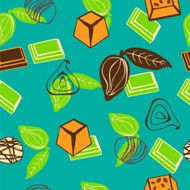 background of assortment chocolates and cacao N2