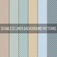Seamless striped grunge patterns Vintage design beige lines vector backgrounds