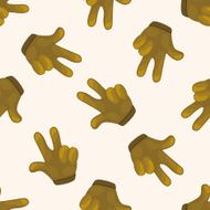 hand cartoon seamless pattern background N5
