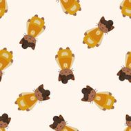 cat cartoon seamless pattern background N9