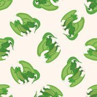 dragon cartoon seamless pattern background N20