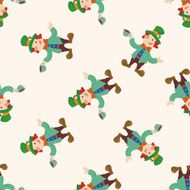 alice in wonderland cartoon seamless pattern background