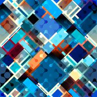 Blue geometric diagonal pattern