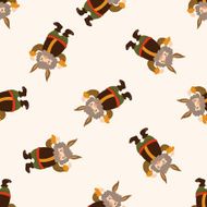 Royal theme king cartoon seamless pattern background N13
