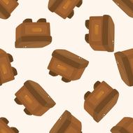furniture cabinet cartoon seamless pattern background