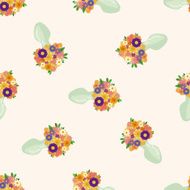 Flower pot cartoon seamless pattern background N5