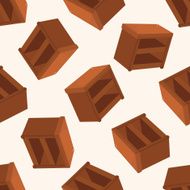 furniture cabinet cartoon seamless pattern background N3