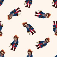 pirate cartoon seamless pattern background N32