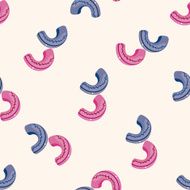 Amusement park facilities cartoon seamless pattern background N50