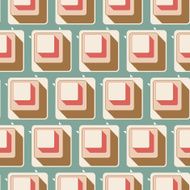 Retro seamless tile pattern background