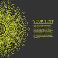 vintage circular pattern of indian N2