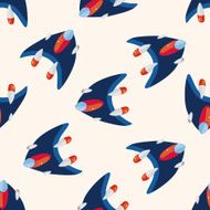 transportation airplane cartoon seamless pattern background N6
