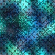 Abstract diagonal geometric pattern with droplet elements