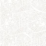 Seamless abstract mosaic white and gray pattern
