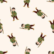 mafia cartoon seamless pattern background N23