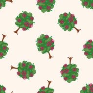 alice in wonderland cartoon seamless pattern background N6