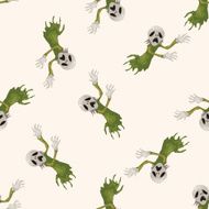 devil cartoon seamless pattern background N10