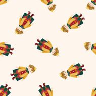 Royal theme prince cartoon seamless pattern background N9