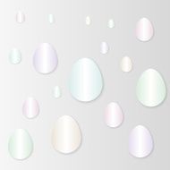 Vector illustration background colored eggs N2