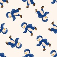 Animal doing sports cartoon seamless pattern background N2