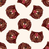 animal cartoon seamless pattern background N32