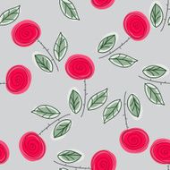 Endless rose pattern N8