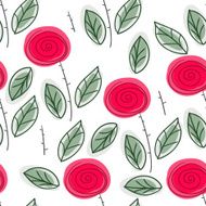 Endless rose pattern N9