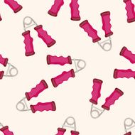 Sports Equipment cartoon seamless pattern background N8