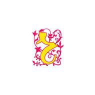 e letter monogram