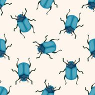 bug cartoon seamless pattern background