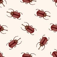 bug cartoon seamless pattern background N2