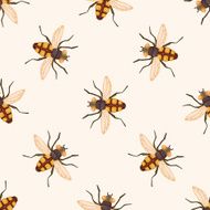 bug cartoon seamless pattern background N5