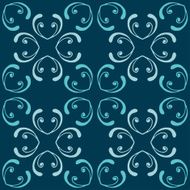 Set of Seamless with abstract colorful floral patterns N3