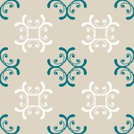 Set of Seamless with abstract colorful floral patterns N6