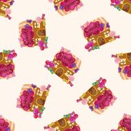 shop store cartoon seamless pattern background N13