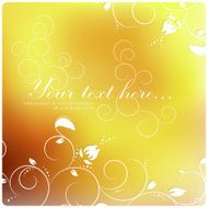 Spring quotes on unfocused colorful background Vector illustration N2