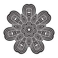 celtic knot pattern card mandala amulet N31