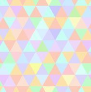 Seamless retro pattern of geometric shapes Pastel mosaic backdrop