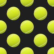 Tennis balls seamless pattern background