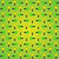 Seamless texture (green and yellow glowing lamp)