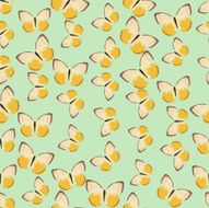 Seamless colorful background made of butterflies N3