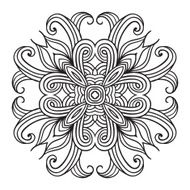 celtic knot pattern card mandala amulet N44