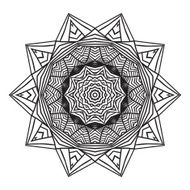 celtic knot pattern card mandala amulet N45