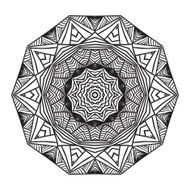 celtic knot pattern card mandala amulet N49