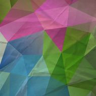 Retro Triangle Background N19