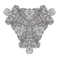 celtic knot pattern card mandala amulet N57