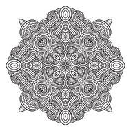 celtic knot pattern card mandala amulet N61